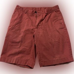 Men’s Brooks Brothers shorts; light red. Size 33